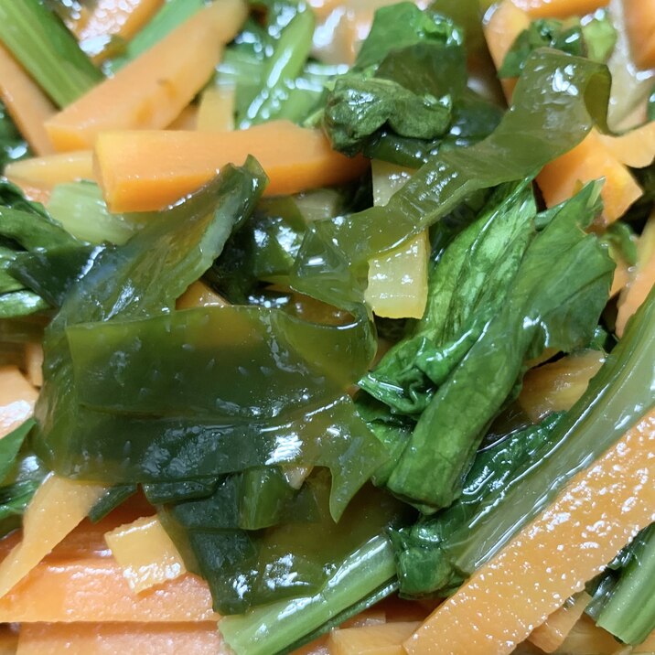 簡単レシピ　副菜レシピ　小松菜のナムル